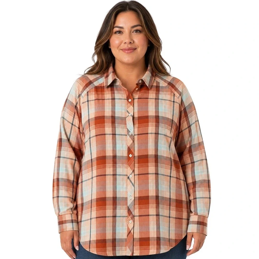 Mountain Khakis Townie Plaid Shirt XL Organic Cotton Long Sleeve Button‎ Front